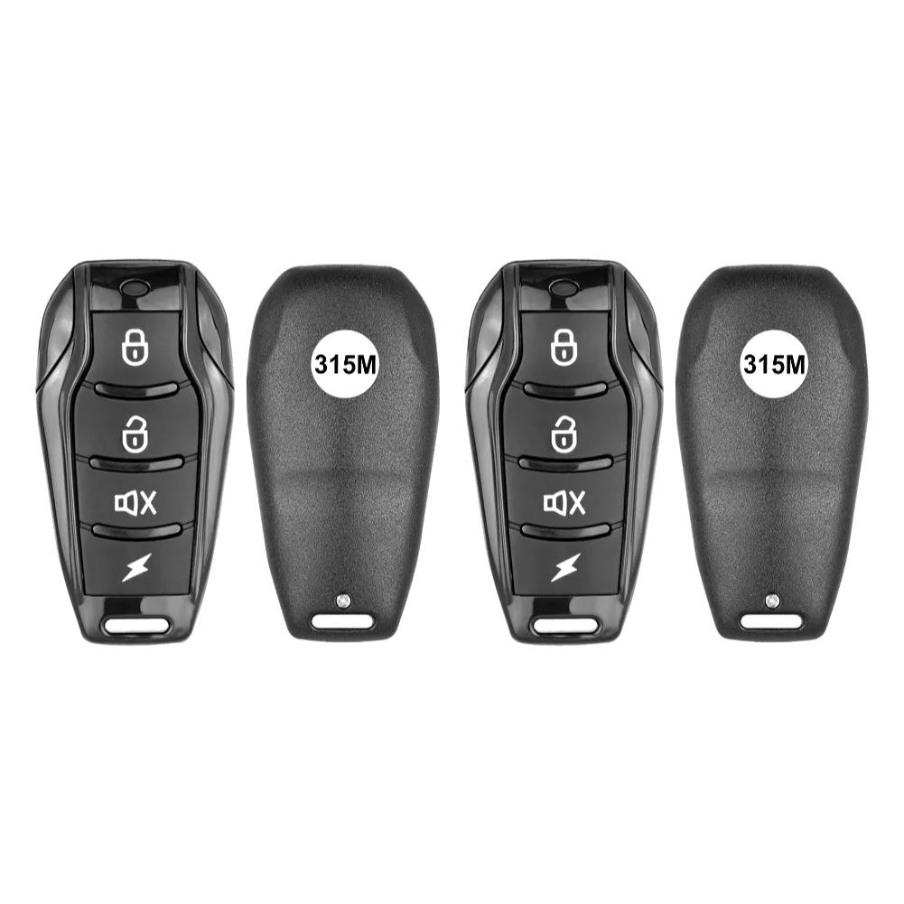 315/433Mhz Copy Remote Control 4 Button Cloning Wireless Remote Control Key Fob Universal for Car Garage Door Gate