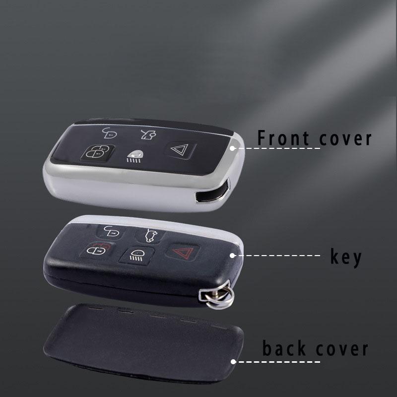 Smart TPU Soft Key Case Shell Cover for Range Rover Sport Evoque Velar Discovery 4 Jaguar XE XJ XF Protector Holder