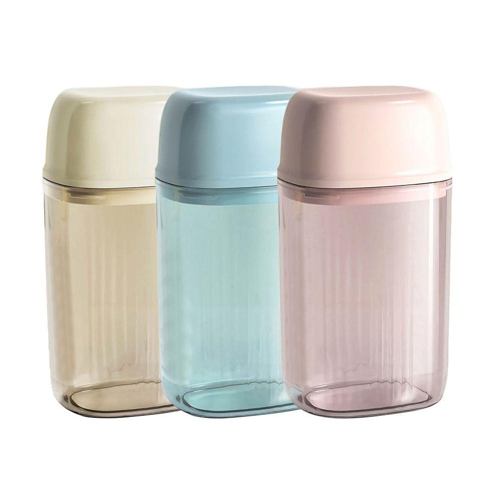 

Storage Rack Toothbrush Cup Holder Dustproof Toothbrush Mouthwash Box Mouthwash Cup for Traveling рожевий