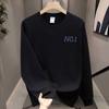 Heavy Trendy Brand Cotton T-Shirt Long-Sleeved Men'S Bottoming Shirt Trendy Autumn And Winter Men'S And Women'S Crew Neck Sweater