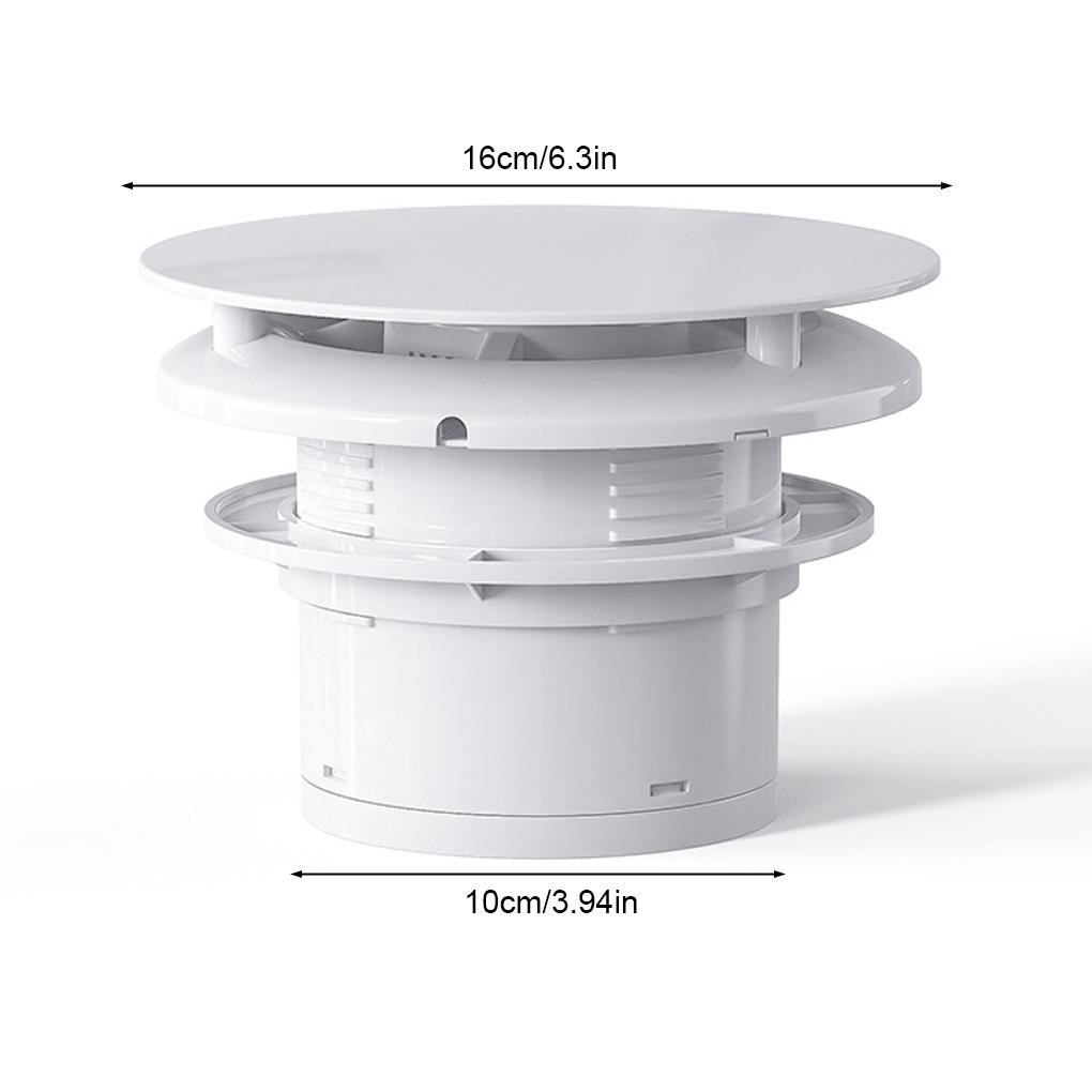 Exhaust Fan Kitchen Bathroom Toilet Air Low-noise Improvement Plastic Vent Ventilation Extractor with 4 Inch Outlet