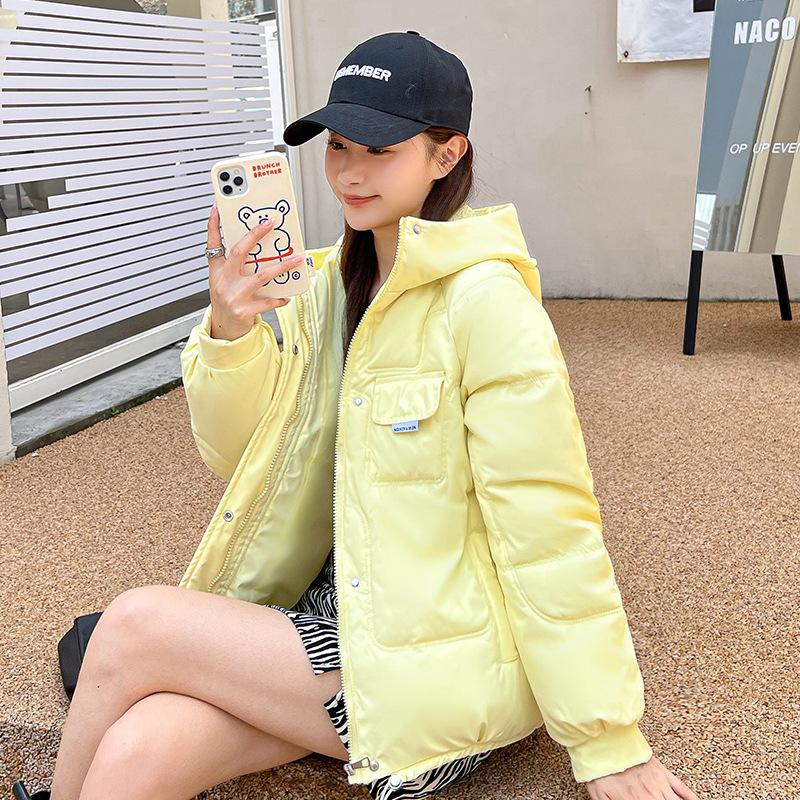 Hooded small  clothes women's new design sense niche coat winter down  jacket student  clothes