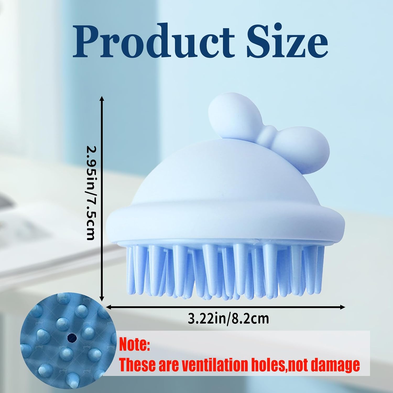 Scalp Scrubber,Silicone Scalp Massager Hair Growth,Head Massager Scalp Brush