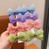 2 PCS Bowknot Bow Hairpins Candy Color Headwear Fashion Hair Accessory  Baby