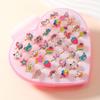 Princess Alloy Drip Oil Children's Ring - Cute Girls' Jewelry Accessories