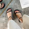 Fashion Women's Sandals Wedges Heel Roman Style Ladies Shoes Platform Black Casual Designer Sandal Comfort On Sale 2025 Trend Luxury Pvc