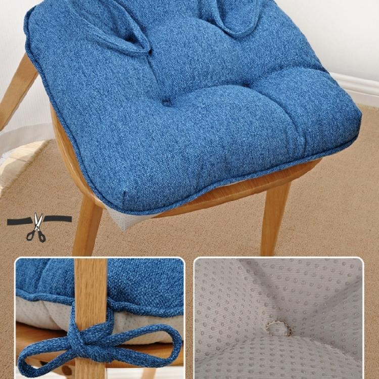 Thick Square Chair Cushion Features Nonslip Base Ideal For Home Offices And Restaurant Seatings