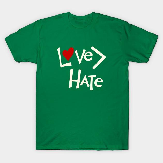 

Unisex Fashion TShirt Love Is Greater Than Hate Print TShirt Plus Size XS-6XL T-Shirt 100%Cotton Tops O Neck Short Sleeve Tees S зелений