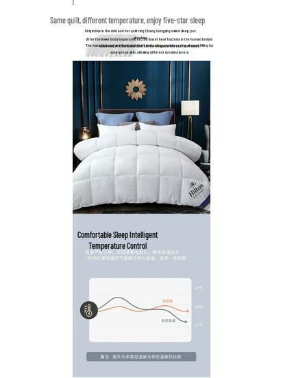 Yueji Mei Down Alternative Winter Quilt - Luxury Five-Star Hotel Comfort for All Seasons