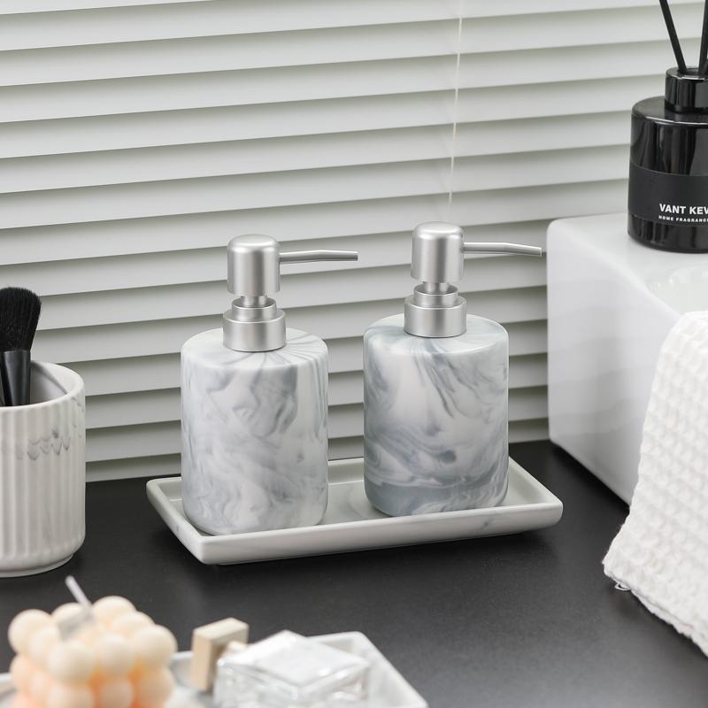 Hotel Bathroom Hand Lotion Press Shower Gel Shampoo Lotion Bottle Mouthwash Cup Separate Bottle Bathroom Accessories Dispenser
