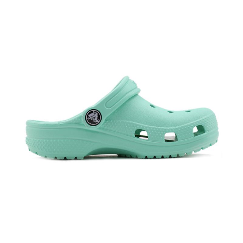 Crocs Classic clog Comfortable and lightweight children's sandals light green children's model
