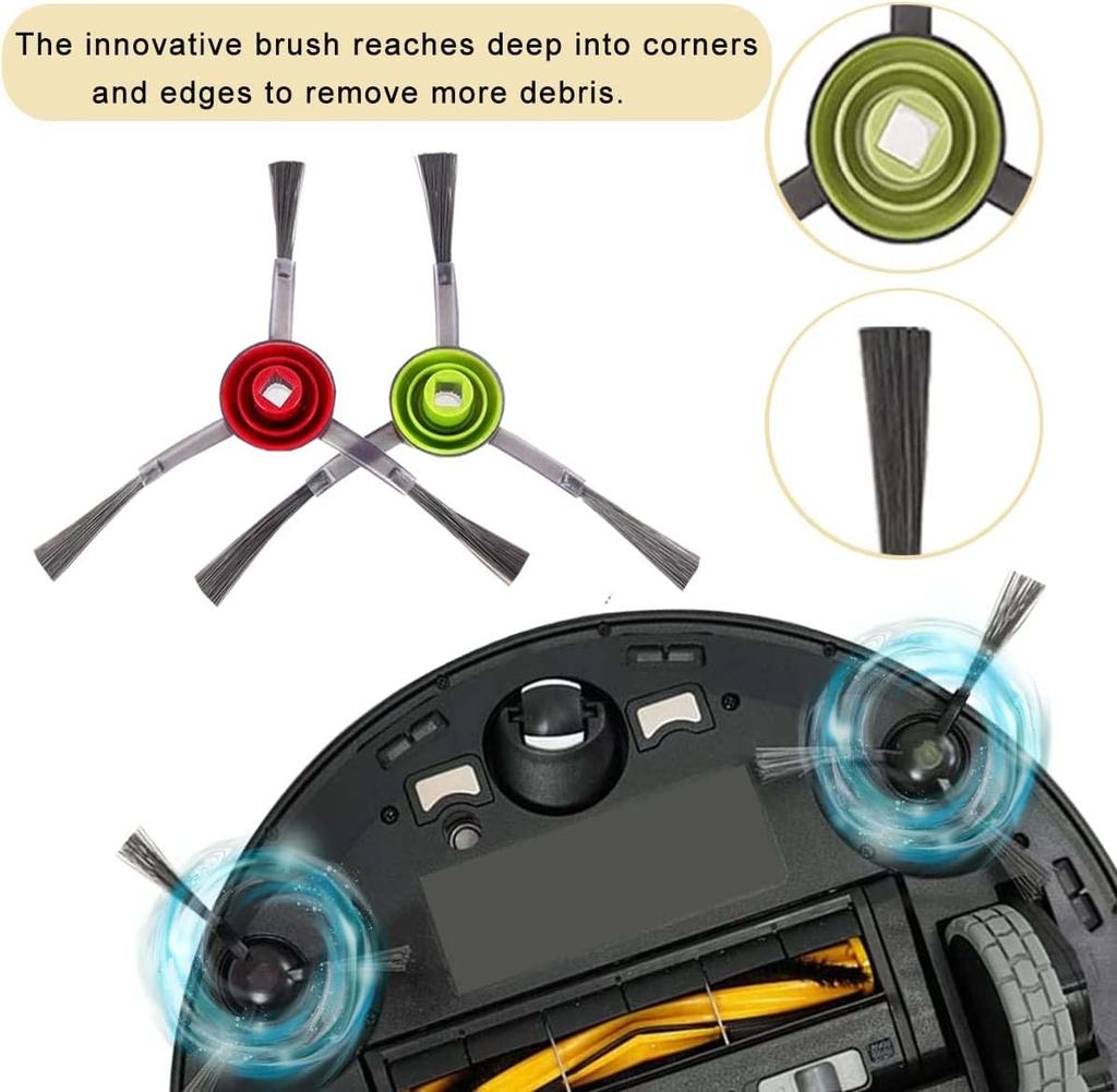 For ECOVACS Deebot T8 AIVI T9 AIVI N8 Pro AIVI N9 N10 N10 Plus Accessories Main Brush, Side Brush, Filter, Dust bag,Hepa Filter