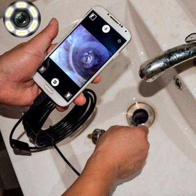 7 MM IP67 Wasserdichte Endoskopkamera 6 LEDs Einstellbare USB Android Flexible Inspektion Endoskopkameras für Telefon PC