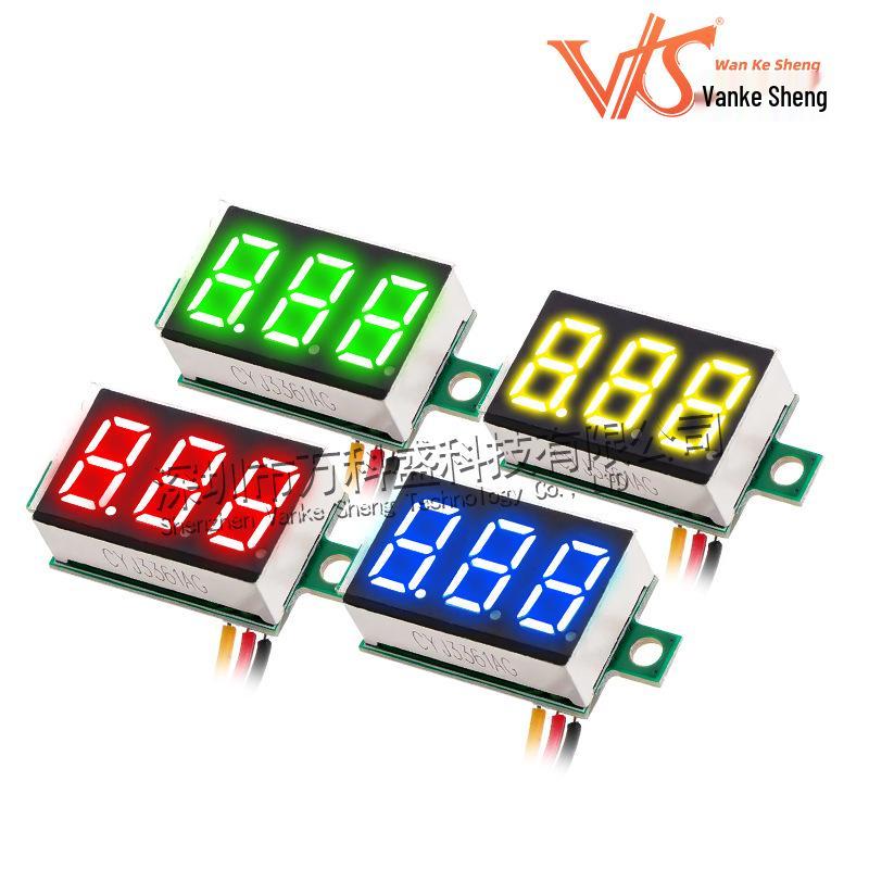 Mini Tub Nixie 0,36" 3 fire DC 0-100V Voltmetru digital cu precizie variabilă