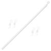 Universally Vertical Blind Rod with Hook and Handle 35Inch White Plastic Window Curtain Pull Wand for Blinds Control