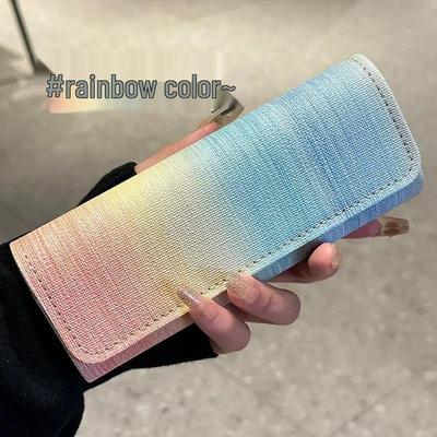 Nuovo Arrivato 0.01 Custodia Esclusiva per Occhiali con Gradiente: Custodia portatile unisex per occhiali da sole