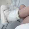 Women's Knitted Winter Warm Leg Warmers Long Socks Boot Cuffs Topper Legging Pads Knee Brace Pads Calf Warmers Sleeves