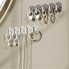 20pcs Hanging Wall Hook Wall Mounted Jewelry Display Rack Necklace Storage Rack  Bathroom