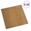 Self Adhesive Floor Tiles 30.5 X 30.5 Cm 20 Pcs PVC Wood Look