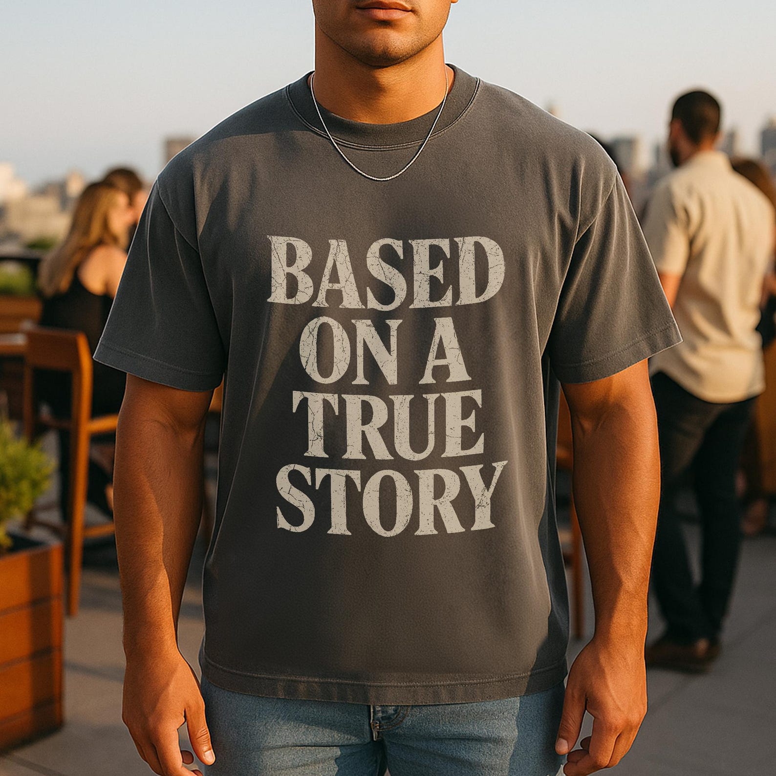 Distressed Graphic Tee, True Crime Writer Filmmaker Shirt 3XL