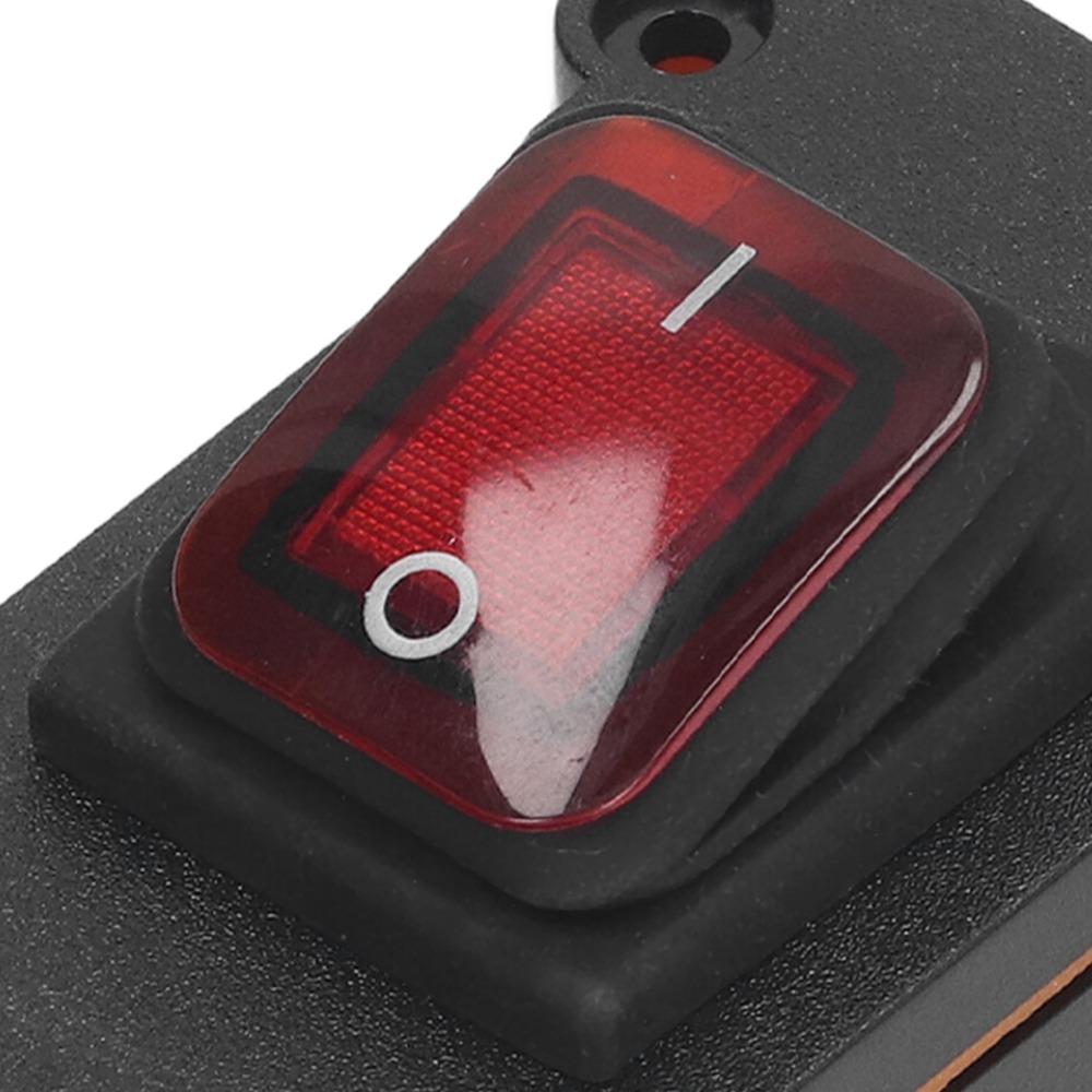 Red Light Waterproof Inline Cord Switch 4 Pin 2 Position Toggle Switch Inline Cord Switch Marine