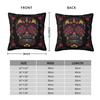 Day Of The Dead Sugar Skull Dark Pillowcase Polyester Linen Velvet Creative Zip Decor Pillow Case Home Cushion Cover