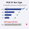 PCIe Netzwerkkarte PCIe zu 1000Mbps Gigabit Ethernet Netzwerkadapter, Unterstützt Win 11/10/8.1/8/7, Win Server