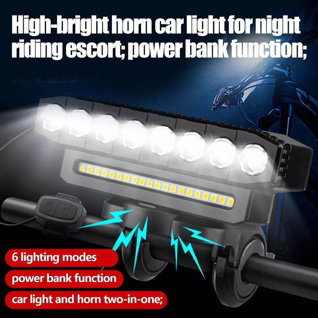 LED Bike Light Bicycle Front Headlight Waterproof Super Bright USB Rechargeable Multi-Models Cycling Lamp Tool Accessories