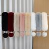 Thickened Imitation Fur Scarf Magnetic Cross Neck Warmer Gifts Plush Scarf  Girl
