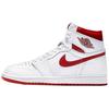 Air Jordan 1 Retro High OG 'Metallic Red' (Unisex) White / Varsity Red Vintage Basketball Shoes 555088 103