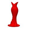 Twisted Design 3D Printed Flower Vases Gown-Shaped Decorative Vase  Office Tabletop Ornaments