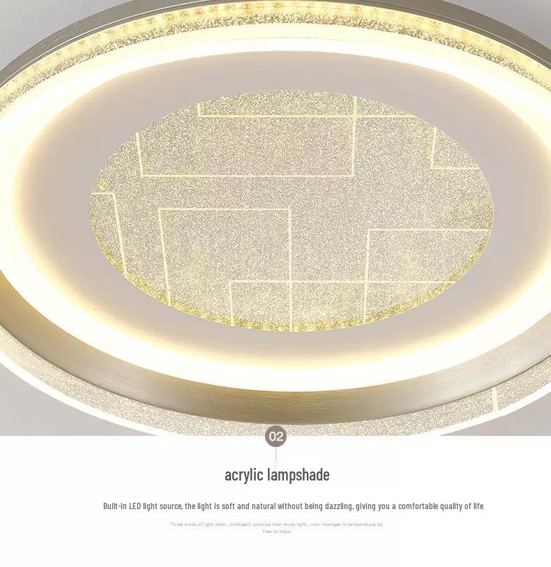 Italian Luxury Minimalist Eye-Protecting Ceiling Light for Bedroom & Living Room 2025