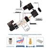 Bobină Electrovalvă din Cupru Integral AC220V Cap Valvă 4V310-10 4V210-08 Cupru 4V410 DC24V