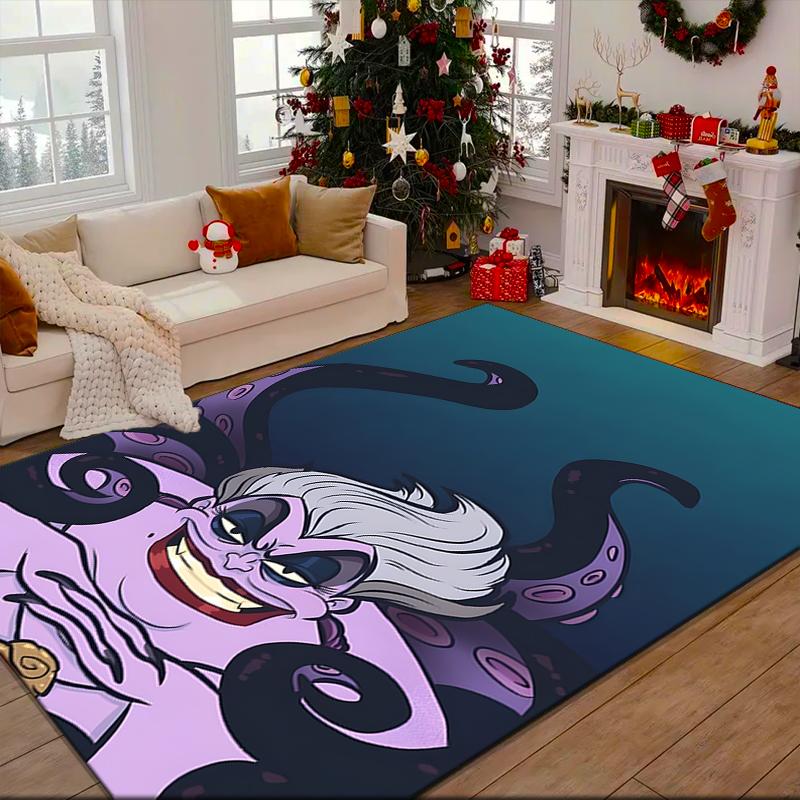 1PC Sea Witch's Tale Rug Game Carpet, Floor Mat for Bedroom Living Room Entryway Rug, Home Decor Idea Gift for Christmas birthday