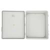Outdoor Electrical Junction Box, 13.78 x 9.84 x 5.90 in, ABS Plastic Electrical Enclosure Box with Hinged Cover Stainless Steel Latch, IP67 Dustproof