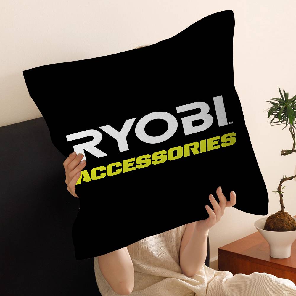 R-Ryobi Personalized Pillow Cover Kids Bedroom Wild Party Decor Pillowcase Kid Birthday Shower Gift