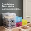 1/5Pcs Plastic Shoe Box Transparent Clear Storage Boxes Foldable Shoes Case Holder Shoes Organizer Cases Boxes