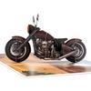 3D Motorcycle Birthday Greeting Card with Envelope for Fathers Day Celebration Artistic Cruise Bike Design Card