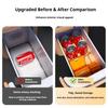 For Zeekr 9X Car Rear Refrigerator Silicone Pad Waterproof Anti-slip Organizer Car Interior Cup Holder Protector Mat Accessories
