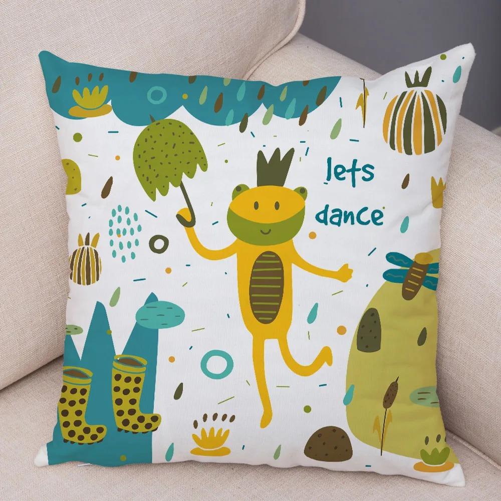 Cute Cartoon Animal Decorative Pillowcase Office Living Room Car Ornaments Home Pillowcase