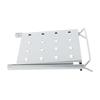 Ladder-Mounted Work Platform, Hanging Step Platform w/ 330 lbs Capacity, Easy-Install Workshop Platform, Sturdy Silver Tool Tray
