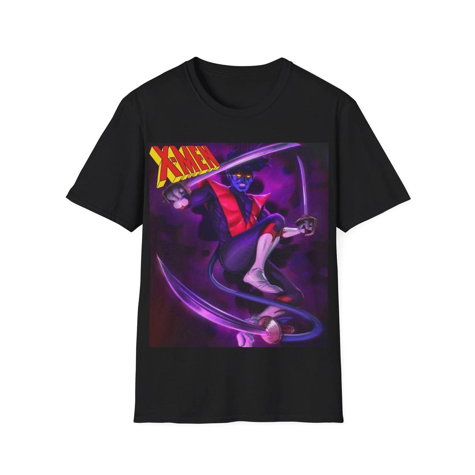 Nightcrawler T-Shirt - Marvel s Teleporting X-Men Hero Tee 3XL