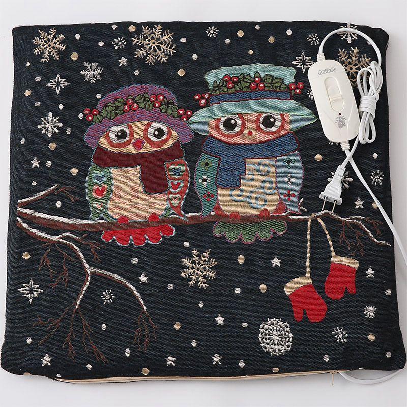 Removable and Washable Electric Seat Cushion Office Heating Seat Cushion Small Heating Pad Temperature Regulating Electric Seat Cushion