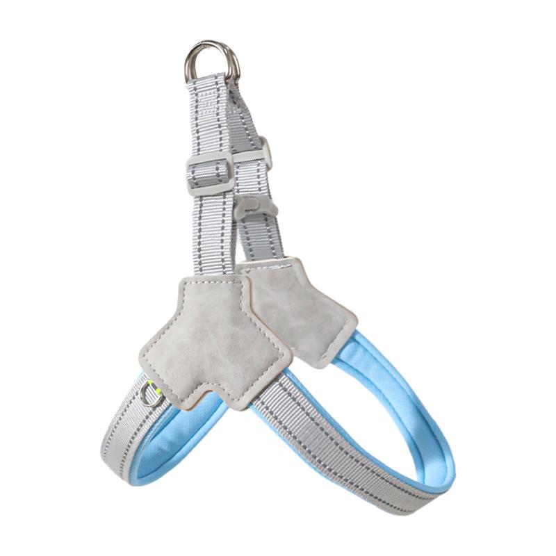 Medium-Large Dog Y-Shaped Escape-Proof Harness and Leash Set