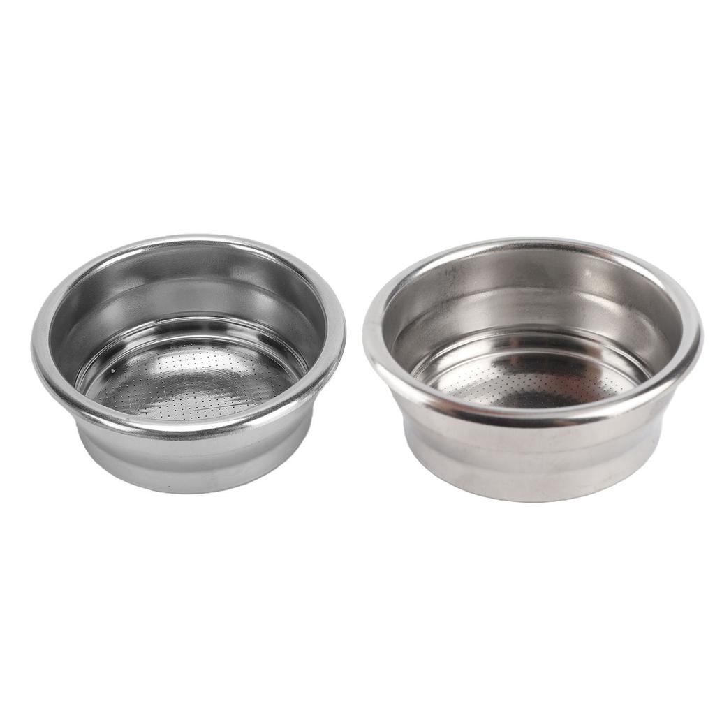 Portafilter Filter Basket Fit for Breville Coffee Machine Double Layer 2 Cup Pressurized Stainless Steel Portafilter