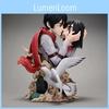 Exquisite 30cm Pvc Attack On Titan Death Kiss Mikasa And Eren Figurine Perfect For Display