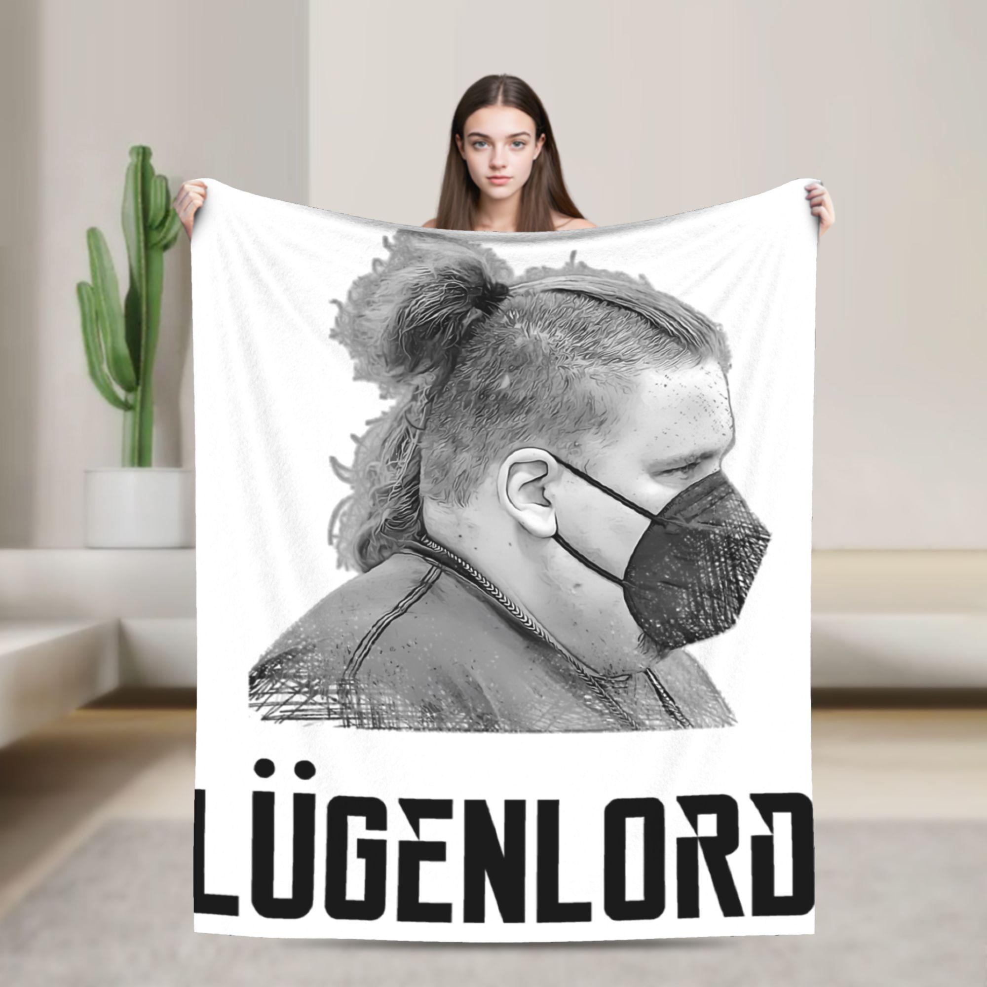 Drachenlord Poster Rainer Winkler Blankets Flannel Printed  Portable Warm Throw Blanket for Sofa Bedroom Bedspreads 100x150cm