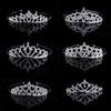 Piece Bridal Wedding Jewelry Stunning Crystal Rhinestone Crown Headband Tiaras Crowns Headbands