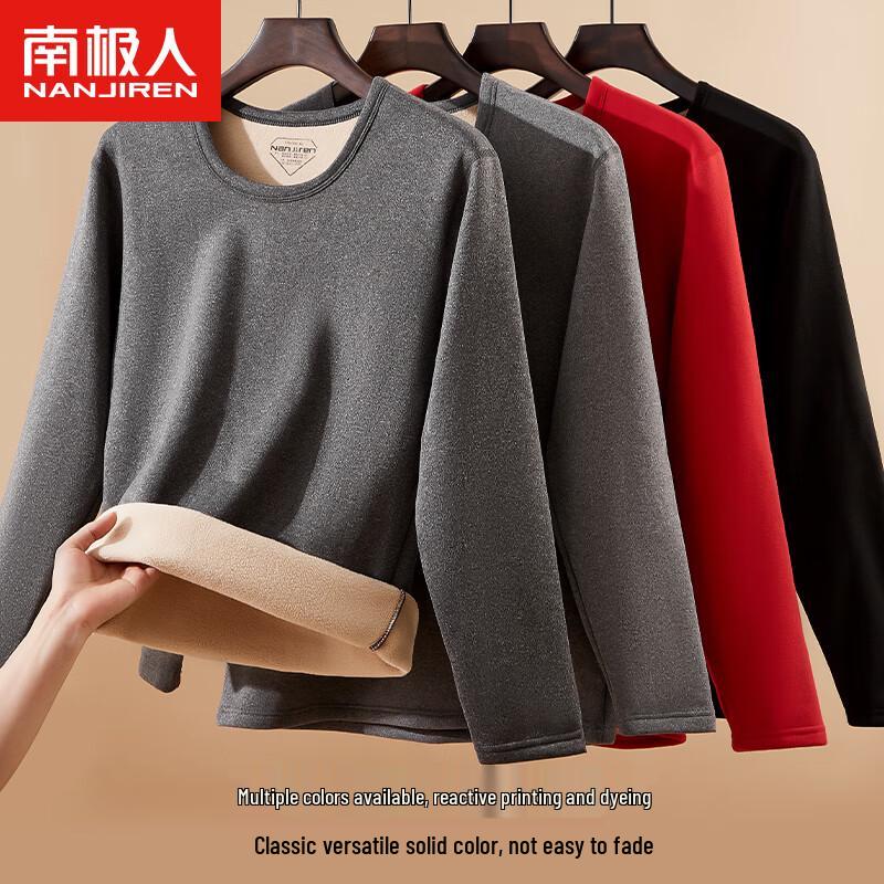 Nanjiren Thickened Fleece Lined Winter Thermal Underwear Set
