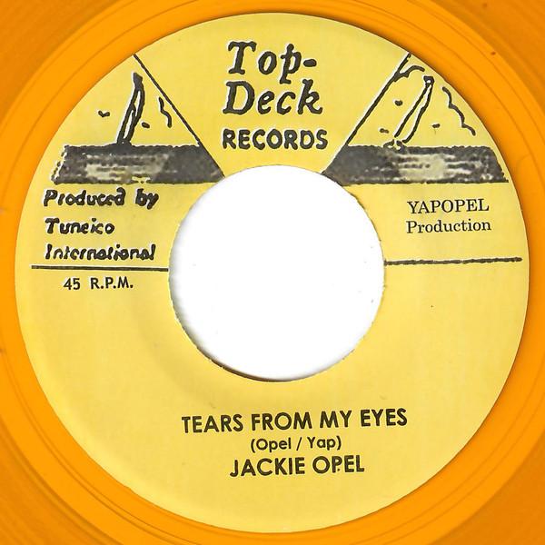 7inch Record JACKIE OPEL / ROLAND ALPHONSO & LYN - Tears From My Eyes / Non Stop (Alte NONE Top Deck Record 2007 Jamaica Reggae, Ska & Dub Used